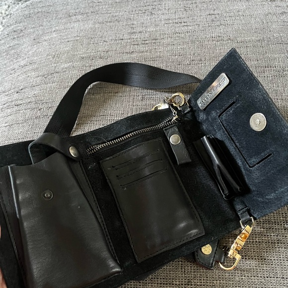 Tarryn Simone Genuine Leather and Snakeskin Crossbody Wallet bag - Picture 3 of 8